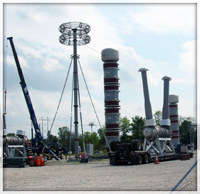 High Voltage Test Yard