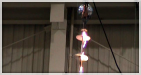 Failed 765kV Aerial Device Test